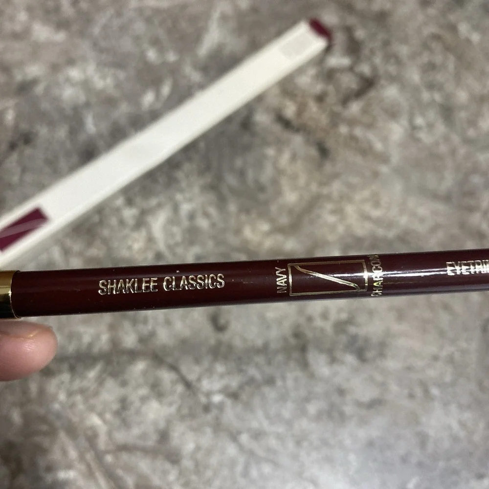 NIB‎ Vtg Shaklee Classics Eyetrim Pencil Duo Navy / Charcoal Eyeliner